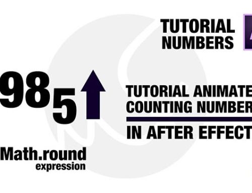 Tutorial – Animating Numbers Couting Up After Effects